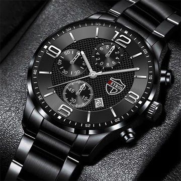 reloj hombre Luxury Business Men Watchs Stainless Steel Quartz WristWatch Male Leather Calendar Luminous Clock relogio masculino